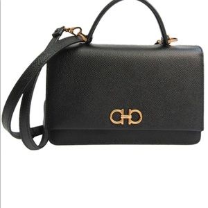 Salvatore Ferragamo crossbody  leather purse new with tags.. 42% off retail.